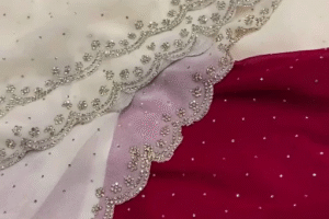 Launching An Amazing Design In Pure Chinnon Saree