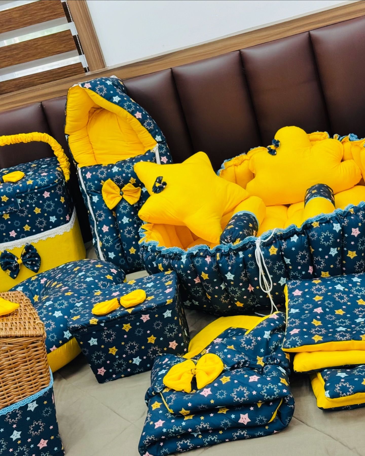 Bedding Set Sleeping Bag & Mosquito Net Gadda Combo Set of 3 Under The Sea Print