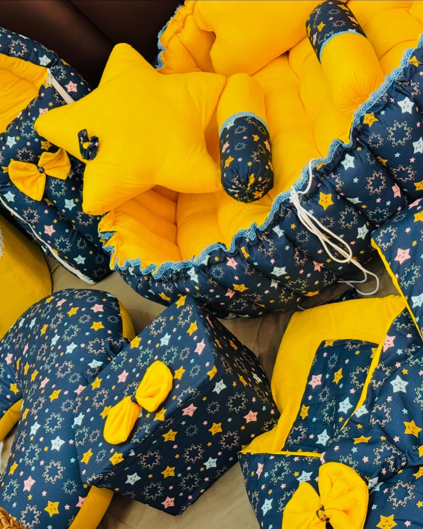 Bedding Set Sleeping Bag & Mosquito Net Gadda Combo Set of 3 Under The Sea Print - Image 4