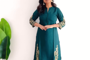 Elegant Embroidered Kurta Set – 6 Stunning Colors