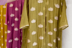 Elegant Floral Embroidered Kurta Set – Graceful & Chic