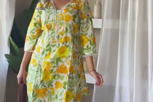 Elegant Everyday Women's Cotton Printed Co-ord Set – Lightweight Kurta and Pant Set with Matching Dupatta Option – Office & Casual Wear