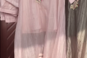 Luxe Crinkle Embroidered Tunic – Floral Cascade Edition