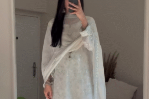 ✨ Starlight Radiance: The Ethereal White & Silver Suit ✨