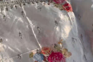 🌸 Serene Bloom: The White & Floral Suit 🌸