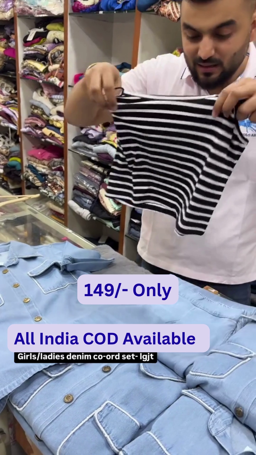 ✨Trendy Denim Co-Ord Set for Girls & Ladies 👖💙 - Image 8