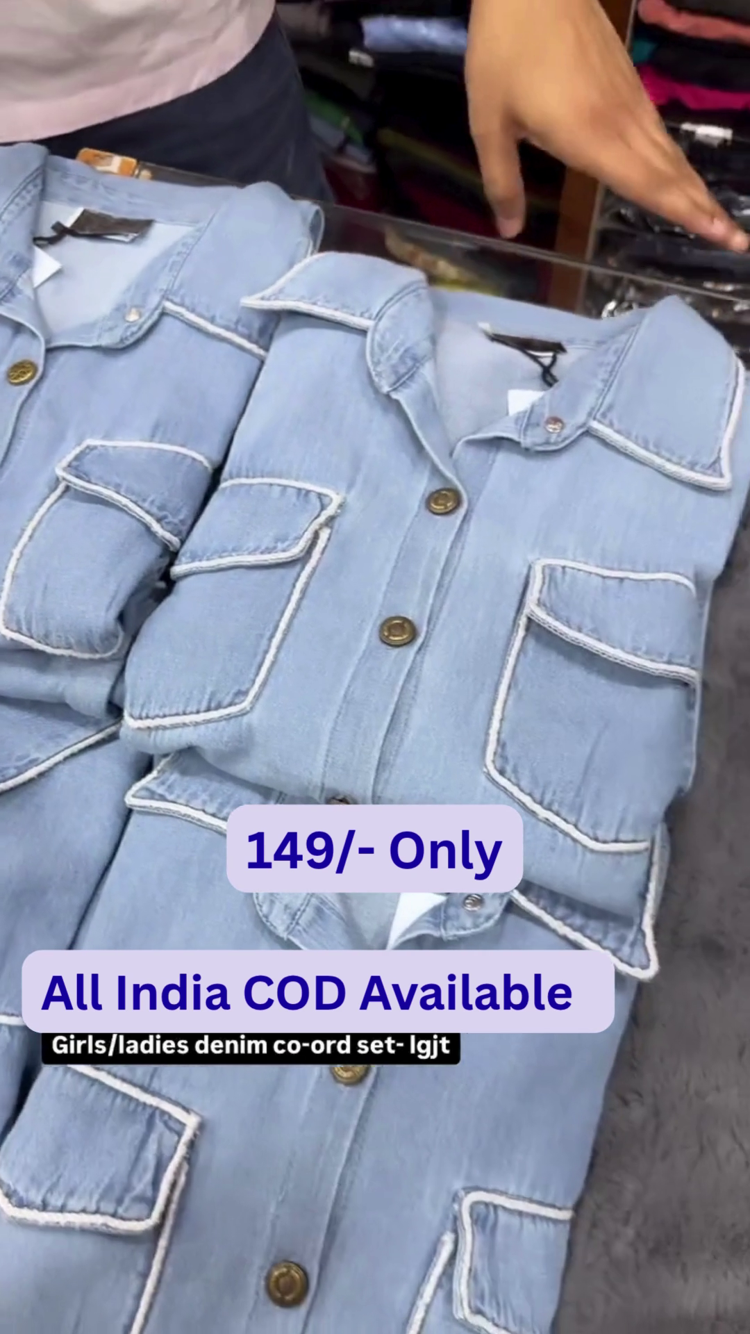 ✨Trendy Denim Co-Ord Set for Girls & Ladies 👖💙