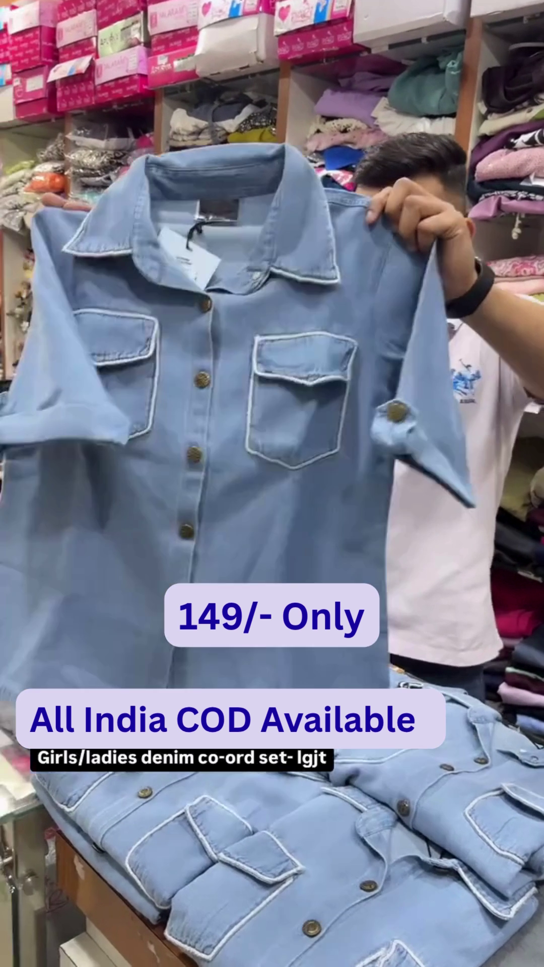 ✨Trendy Denim Co-Ord Set for Girls & Ladies 👖💙 - Image 6