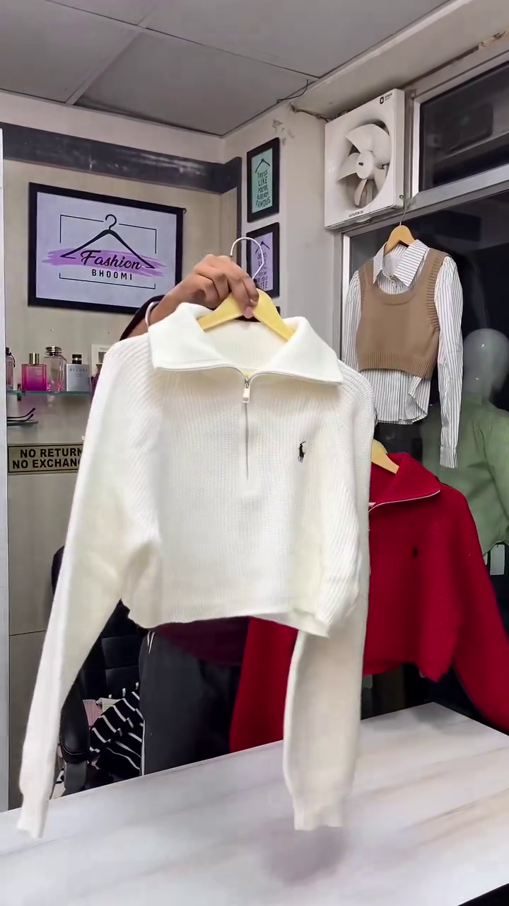 🔥 Premium Half-Zipper Ribbed Winter Sweater (Multiple Colors) 🔥 - Image 2