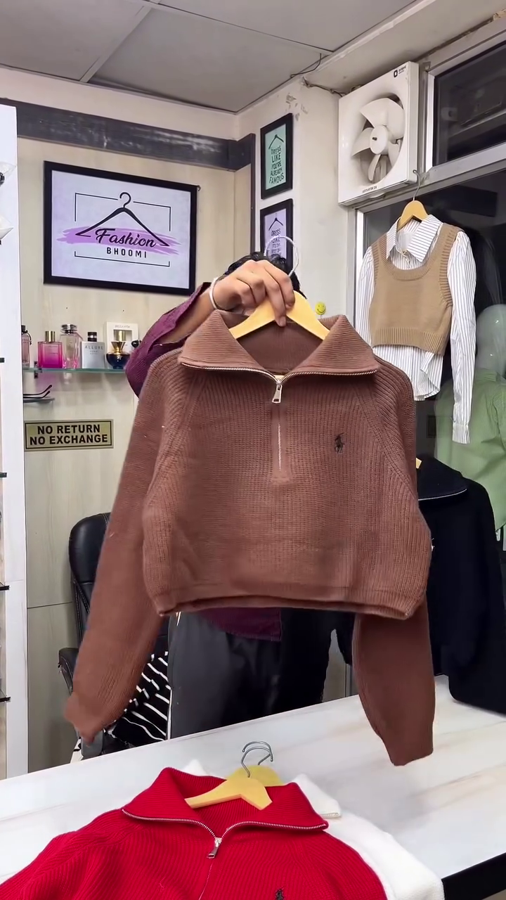 🔥 Premium Half-Zipper Ribbed Winter Sweater (Multiple Colors) 🔥 - Image 6