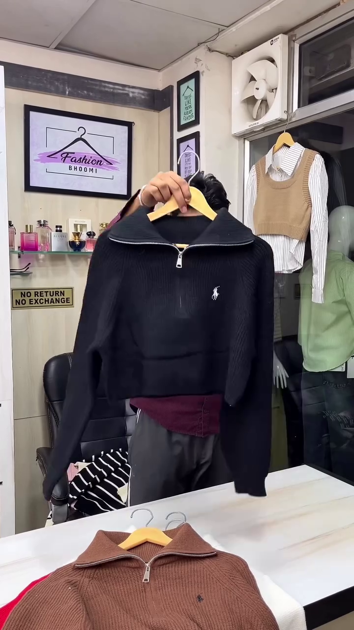 🔥 Premium Half-Zipper Ribbed Winter Sweater (Multiple Colors) 🔥 - Image 8