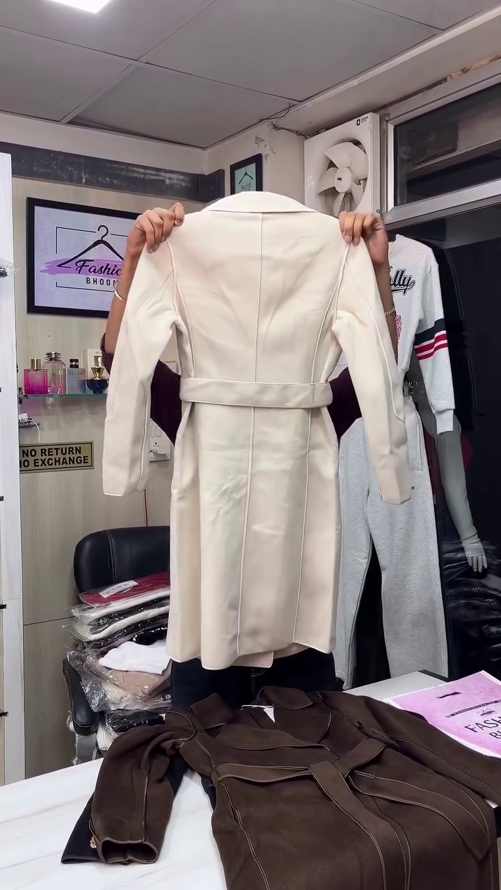 ⭐ “Elite Winter Luxe Belted Trench Coat for Women” - Image 5