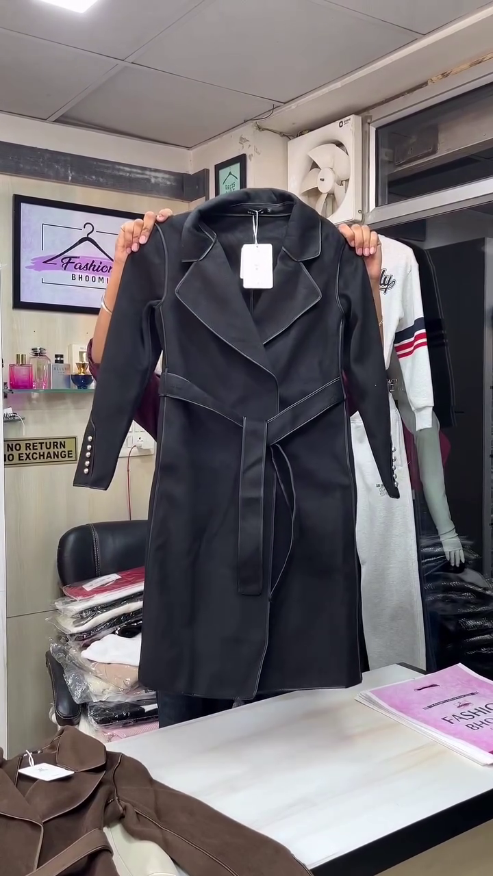 ⭐ “Elite Winter Luxe Belted Trench Coat for Women” - Image 2