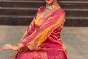 Royal Flare Silk Co-Ord Set for Women | Festive Premium Designer Outfit