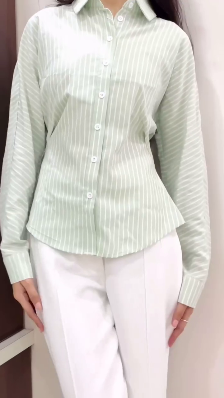 Premium Lace-Up Back Shaping Shirts for Women – Trendy Fit, Elegant Style - Image 12