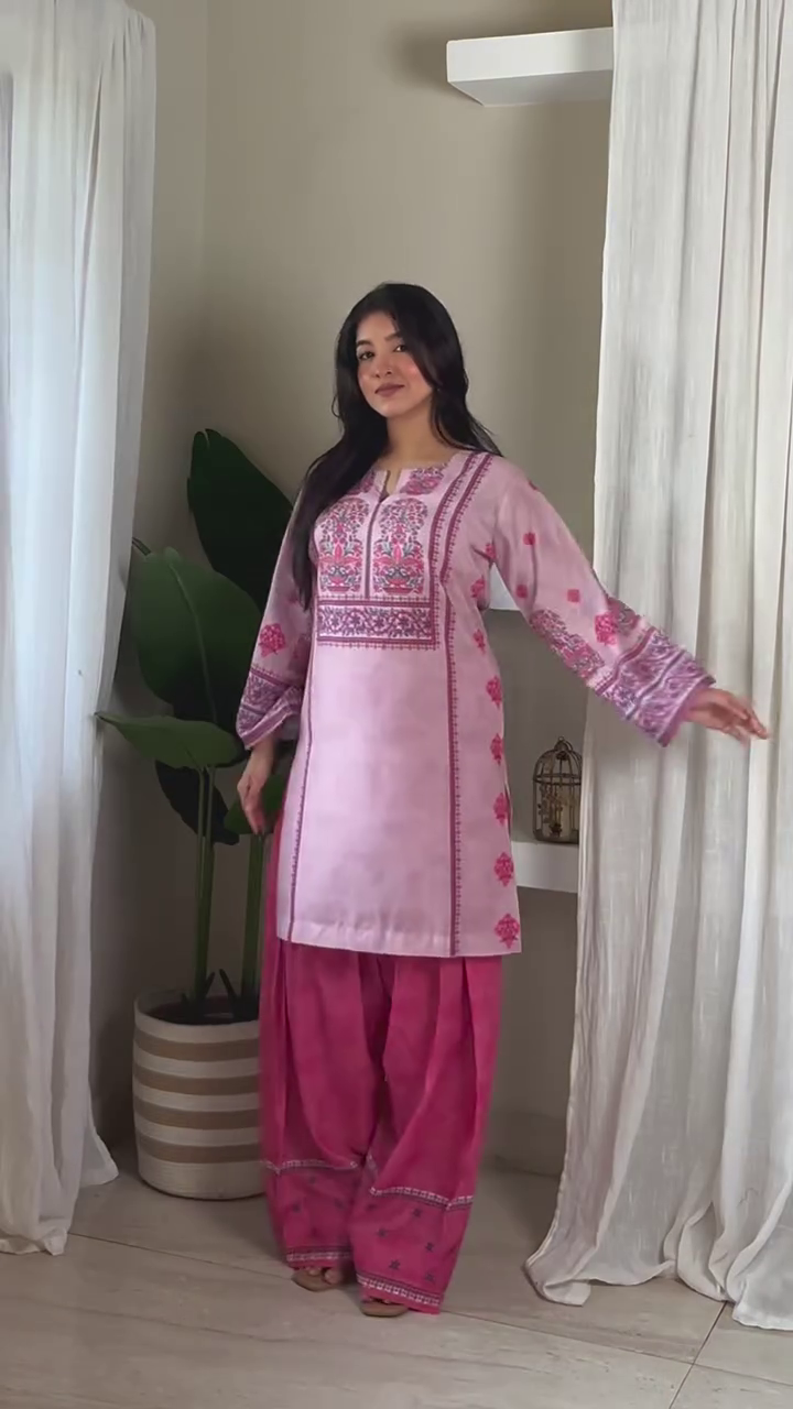 Premium Embroidered Punjabi Suit Set for Women – Festival & Daily Wear Collection - Image 2