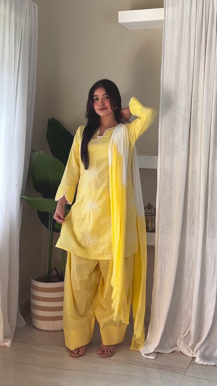 Premium Embroidered Punjabi Suit Set for Women – Festival & Daily Wear Collection - Image 6