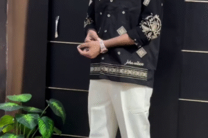 Premium Festive Designer Printed Men’s Shirt Collection – Slim Fit Elegance