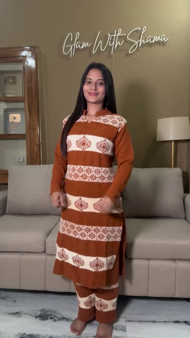 Women’s Premium Woolen Winter Kurti – Ultra-Warm, Soft, Stylish | Multiple Designs & Colors - Image 9