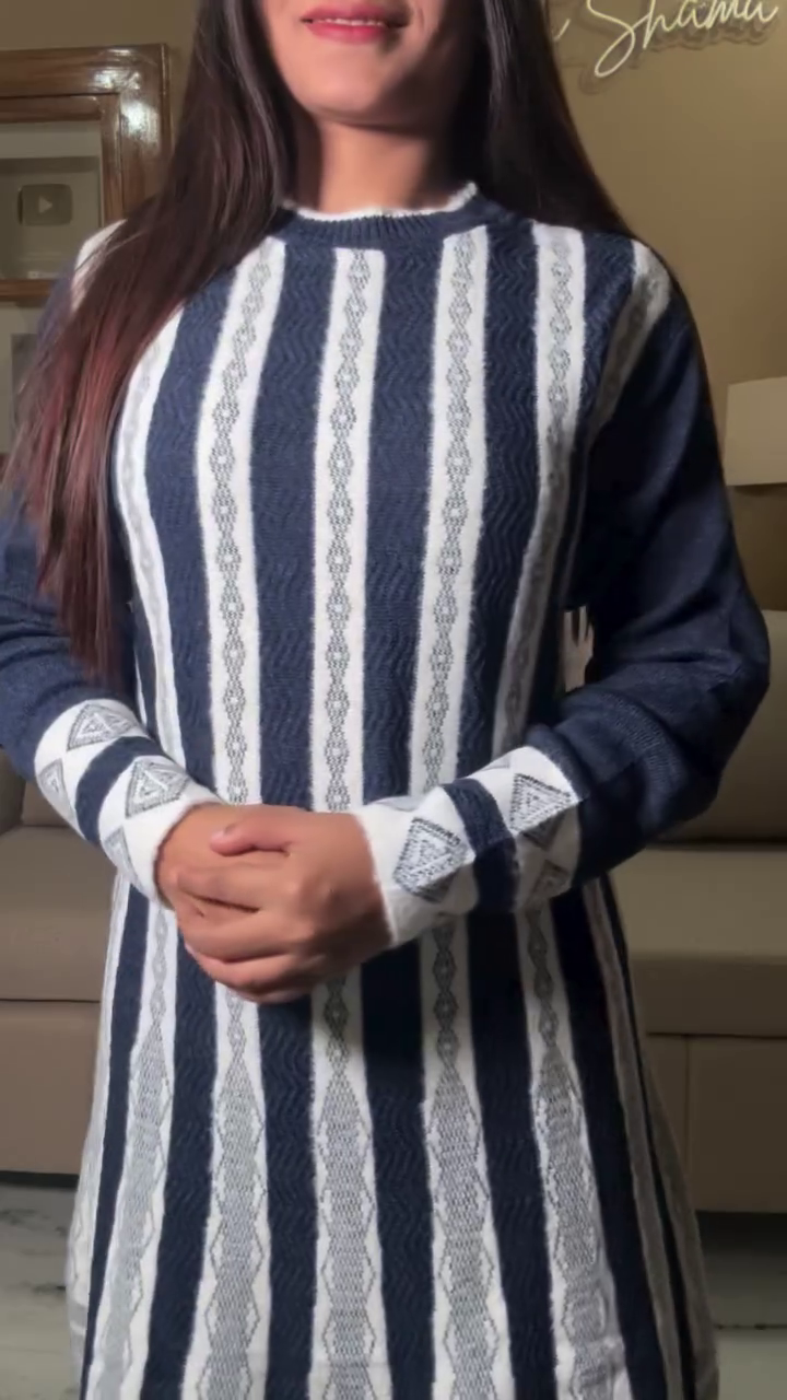 Women’s Premium Woolen Winter Kurti – Ultra-Warm, Soft, Stylish | Multiple Designs & Colors - Image 3