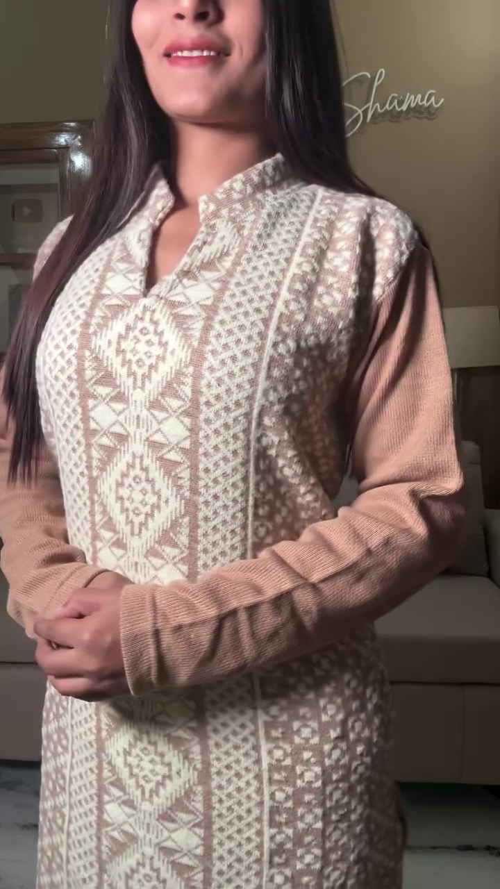 Women’s Premium Woolen Winter Kurti – Ultra-Warm, Soft, Stylish | Multiple Designs & Colors - Image 12