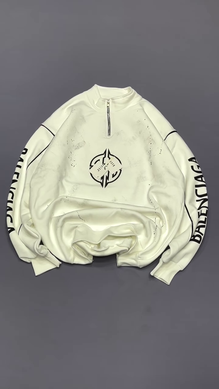 Urban Luxe Half-Zip Sweatshirt – Premium Streetwear Comfort for Every Season - Image 4