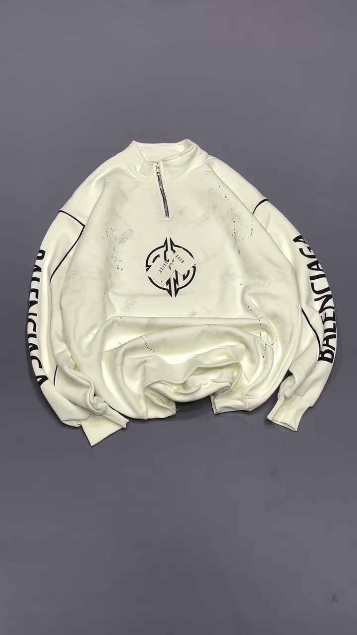 Urban Luxe Half-Zip Sweatshirt – Premium Streetwear Comfort for Every Season - Image 6