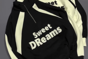 Premium Contrast Panel Half-Zip Sweatshirt – Cozy Unisex Streetwear Style