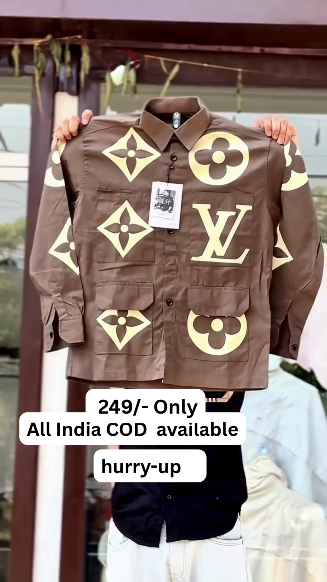 ✨ Luxury Inspired Designer Oversized Shirt – Premium Streetwear Collection ✨ - Image 5