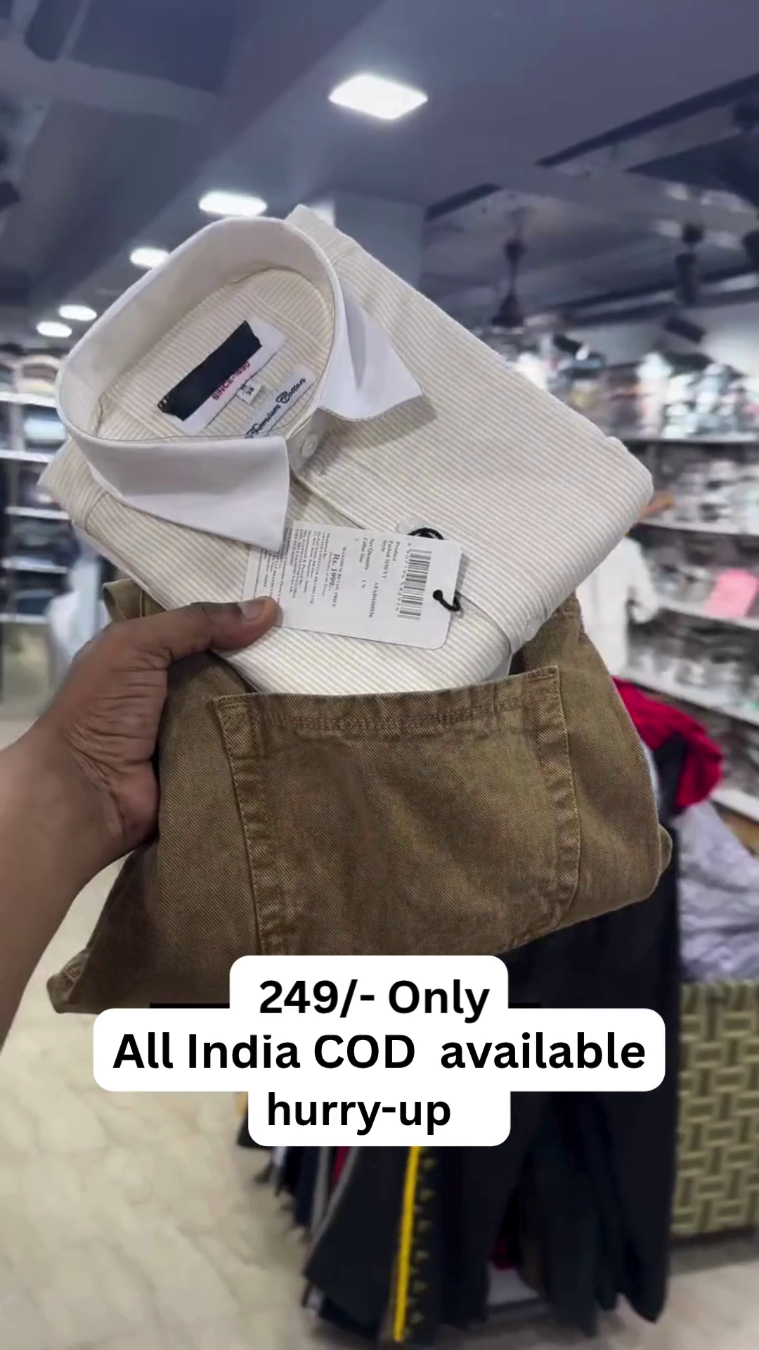 ✨ Premium Contrast Collar Striped Shirt – Elegant & Classy Collection ✨ - Image 11