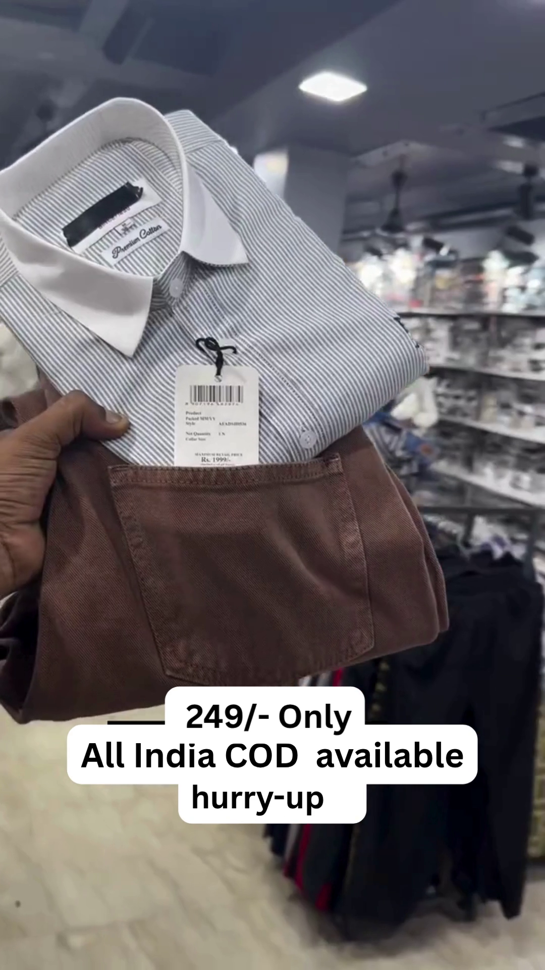 ✨ Premium Contrast Collar Striped Shirt – Elegant & Classy Collection ✨ - Image 8