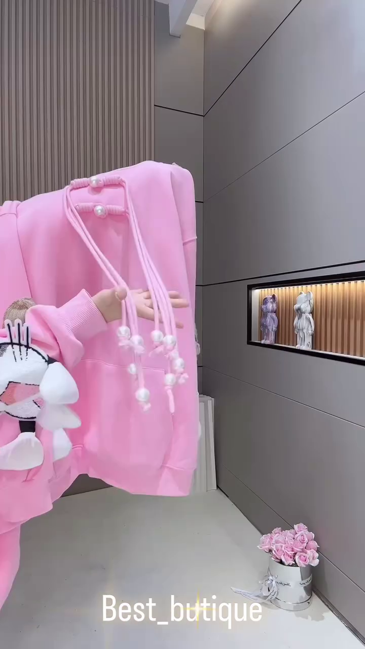 🎀 Cute Plush Kitty Oversized Hoodie for Girls – Winter Cozy Collection 🎀 - Image 8