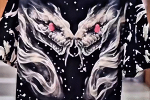 🐍 “Dual Cobra Flame Graphic Oversized T-Shirt” – Street Royal Edition 🖤🔥