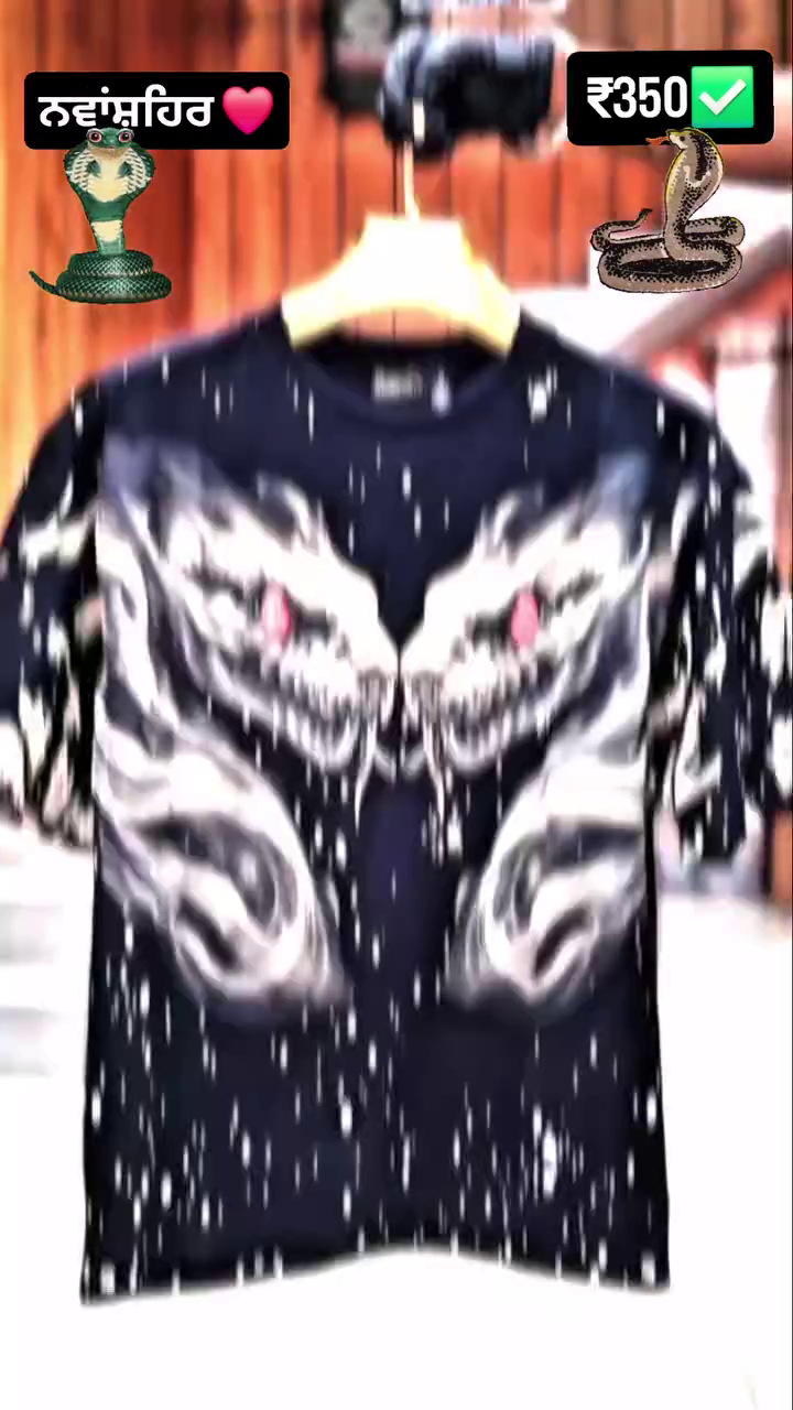 🐍 “Dual Cobra Flame Graphic Oversized T-Shirt” – Street Royal Edition 🖤🔥 - Image 6