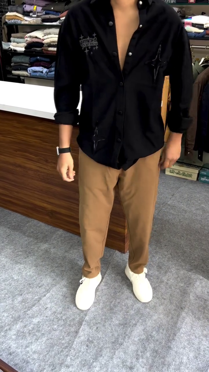 💎 Premium Embroidered Denim Shirt – Vintage Street Style Edition 💎 - Image 8