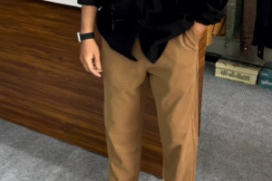 💎 Premium Embroidered Denim Shirt – Vintage Street Style Edition 💎