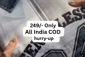 🧥 "SenseLess Denim Collar Sweatshirt" – Trendy Winter Premium Wear 😍