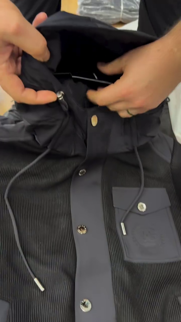 “Premium Korean Puffer Hoodie Jacket | Luxury Winter Streetwear | Ultra Warm Thick Fabric | Unisex | Sizes XXS to XXL 😍🧥” - Image 9