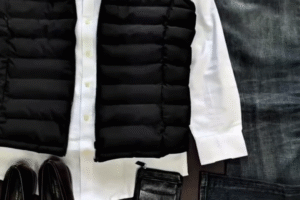 🖤 Sleek & Lightweight: Adidas Essentials Black Down Vest – Effortless Layering for Any Look