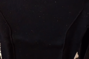 Sparkling Comfort – Black Women’s Ribbed Knit Pullover Sweater with Mock Neck