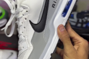 Step Up Your Game: Sleek White & Game Royal Blue Men’s Shoes ⚡