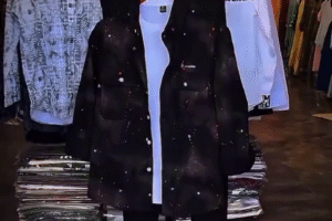 Urban Edge Meets Everyday Style: Men’s Black Speckled Jacket & Street-Ready Essentials 🖤🤍