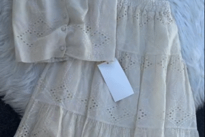 🌸 Women’s Embroidered Layered Skirt & Top Set – Elegant, Feminine & Festive Ready 🌸