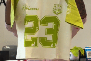 💚 White & Lime Green Lang Foo Brand Jersey – Fresh, Sporty & Street-Ready Style 🤍