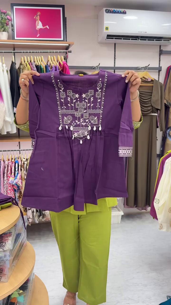 ✨ Glamour Cotton Co-ord Set – Effortless Style & Comfort ✨ - Image 3