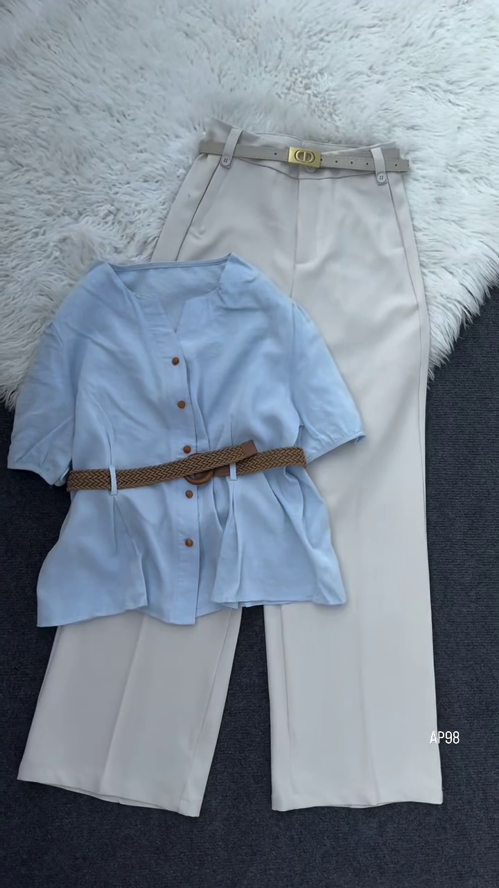 🌼 Butter Yellow Shirt with White Trousers – Effortless Co-Ord Style for a Fresh Look 🤍 - Image 5