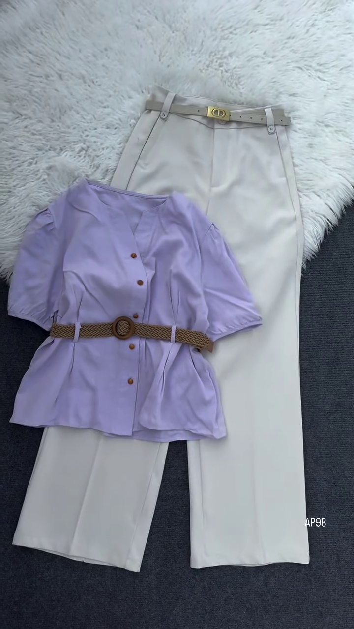 🌼 Butter Yellow Shirt with White Trousers – Effortless Co-Ord Style for a Fresh Look 🤍 - Image 3