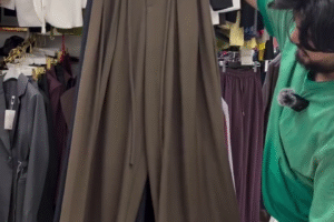 👖 Women’s Pleated Wide-Leg Trousers – Elegant Comfort with Modern Sophistication ✨