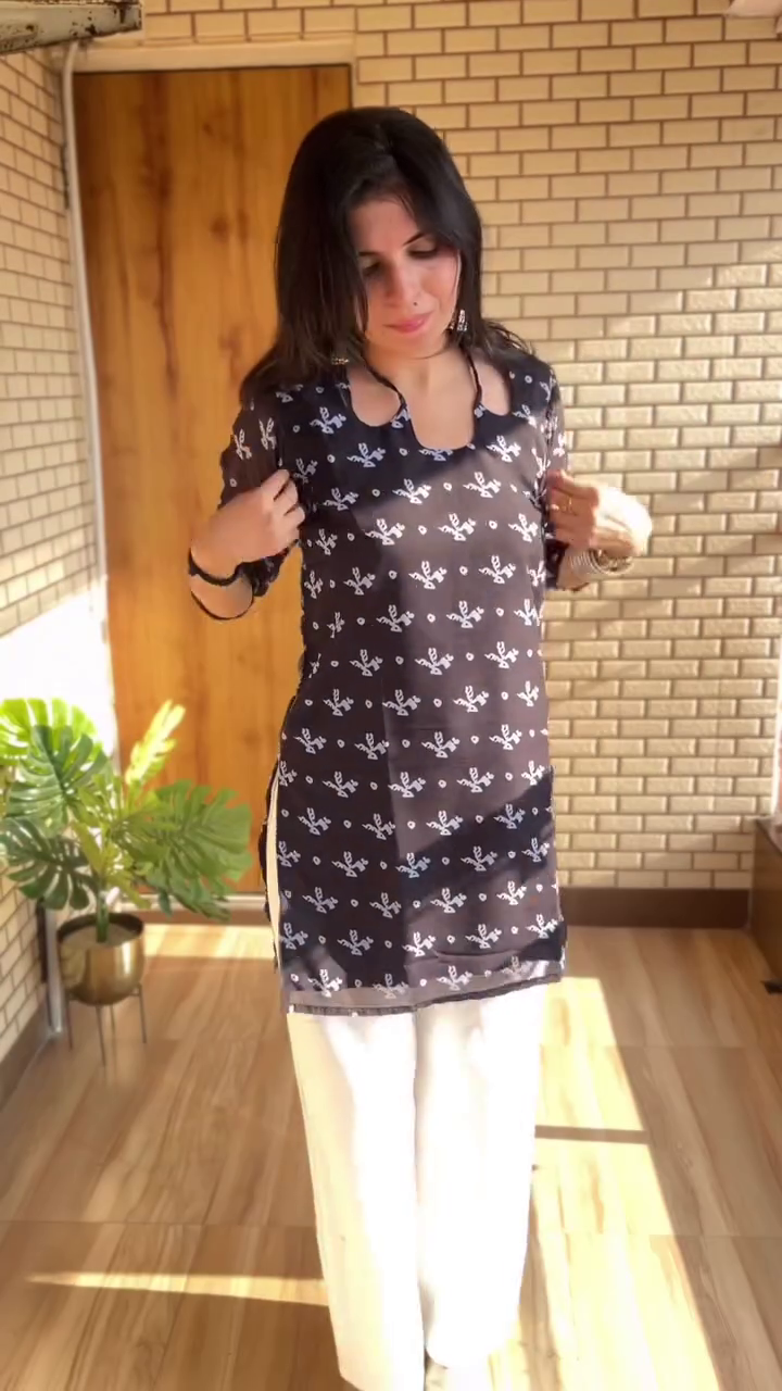 Chic White Tunic Top with Vibrant Handcrafted Embroidery – Effortless Style Meets Artistic Flair - Image 4