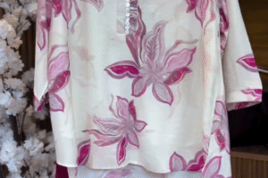 Elegant Floral Printed Kurta Set with Pants – Timeless Ethnic Charm